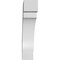 Ekena Millwork 5 1/2-in. W x 22-in. D x 26-in. H Merced Architectural Grade PVC Knee Brace BRCP055X22X26MRC - alternate 5